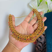 Aadilakshmi bridal set Gold beads