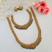 Aadilakshmi bridal combo green