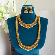 Aadilakshmi bridal set combo white