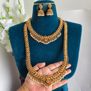 Aadilakshmi bridal set combo white