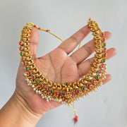 Aadilakshmi bridal set combo white