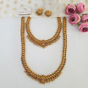 Aadilakshmi bridal set combo white