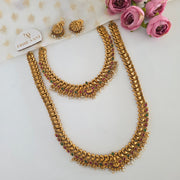 Aadilakshmi bridal set combo white