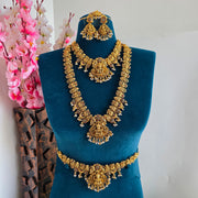 Lakshmi full bridal set with Hipbelt and Mangtikka