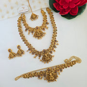 Lakshmi full bridal set with Hipbelt and Mangtikka