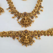 Lakshmi full bridal set with Hipbelt and Mangtikka