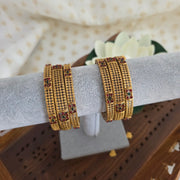 6 Matte Non Idol Bangles