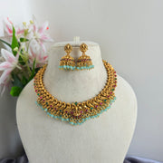 Aadilakshmi Necklace with Jhumka