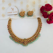 Aadilakshmi Necklace with Jhumka