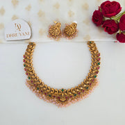 Aadilakshmi Necklace with Jhumka