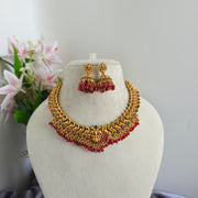 Aadilakshmi Necklace with Jhumka