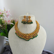 Aadilakshmi Necklace with Jhumka
