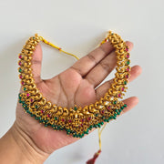 Aadilakshmi Necklace with Jhumka