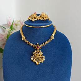 Lakshmi AD stone Necklace