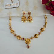 Mayurika AD necklace