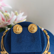 Lakshmi 2 layered Gold necklace