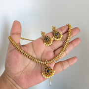 Blue white diamond attigai