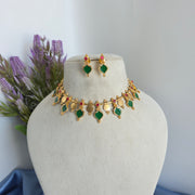 Palakka Coin Lakshmi Necklace