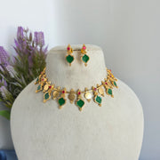 Palakka Coin Lakshmi Necklace