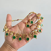 Palakka Coin Lakshmi Necklace