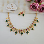 Palakka Coin Lakshmi Necklace