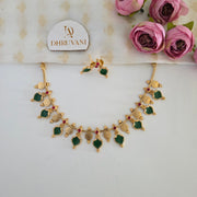 Palakka Coin Lakshmi Necklace