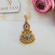 Non Idol Peacock Maangtikka