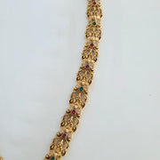 Padma lakshmi Matte gold haram