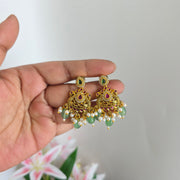 Premium non idol peacock AD necklace