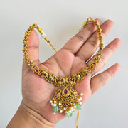 Premium non idol peacock AD necklace