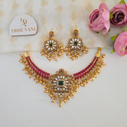 Kundan choker necklace set