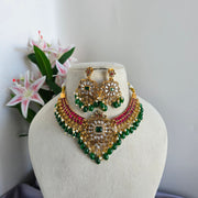 Kundan choker necklace set