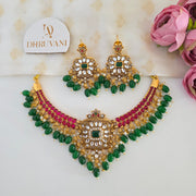 Kundan choker necklace set