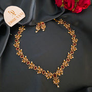 Premium Elegance Ruby Diamond Necklace