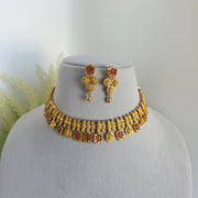 Lakshmi matte necklace