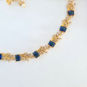 Diamond Ema necklace blue