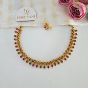 Flower Non idol beads necklace