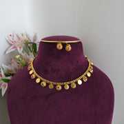 Coin budget necklace