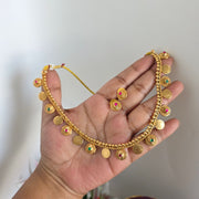 Coin budget necklace