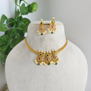 Three pendant AD Necklace non idol