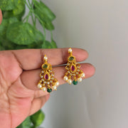 Three pendant AD Necklace non idol