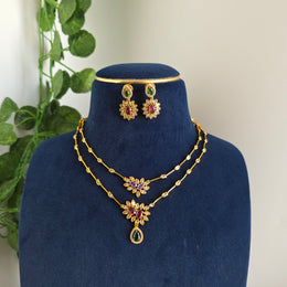 Multicolor Daisy AD necklace