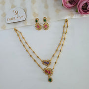 Multicolor Daisy AD necklace
