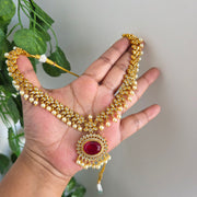 Uncut Diamond necklace