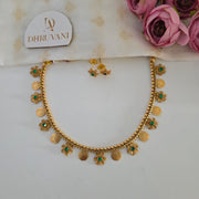 Coin Flower necklace