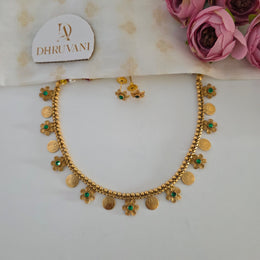 Coin Flower necklace