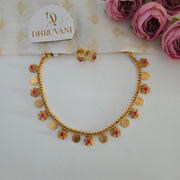 Coin Flower necklace