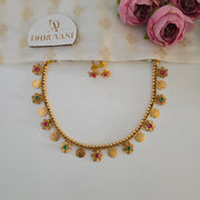 Coin Flower necklace