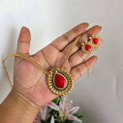 Palakka Tear Drop Necklace