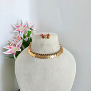Tear drop Coin Necklace